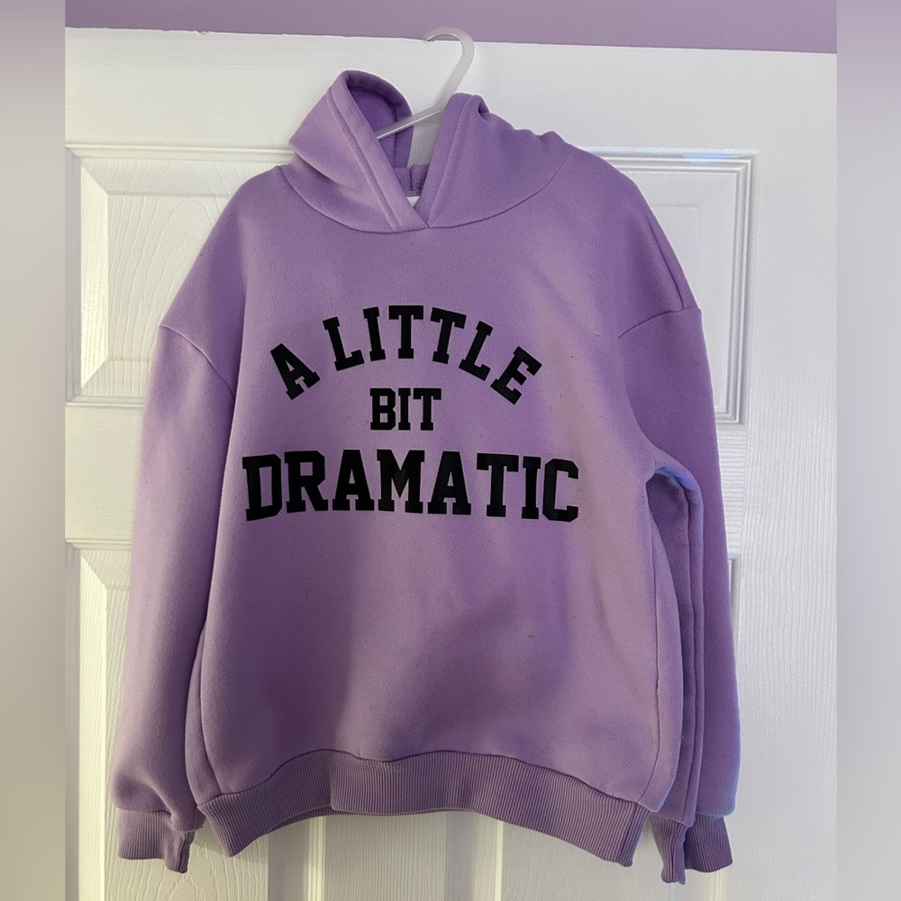 SHEIN Purple Kids Hoodie